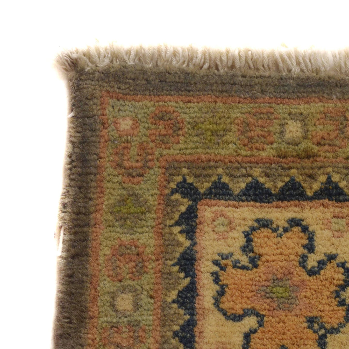 Grey Oriental Kazak Afghan Hand-knotted Rug (KK-222)
