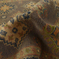 Grey Oriental Kazak Afghan Hand-knotted Rug (KK-222)