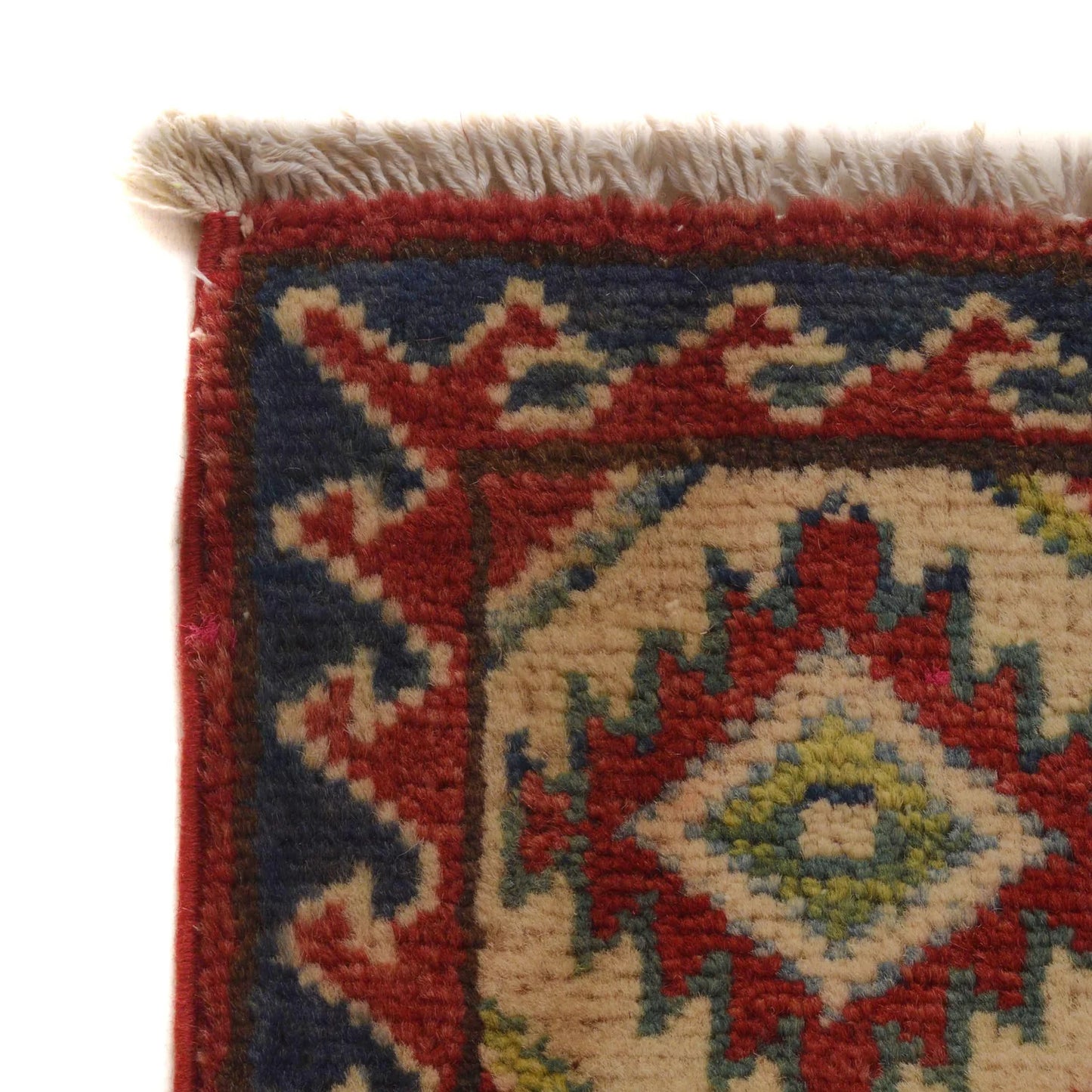 Red Oriental Kazak Afghan Hand-knotted Rug (KK-223)