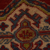 Red Oriental Kazak Afghan Hand-knotted Rug (KK-223)