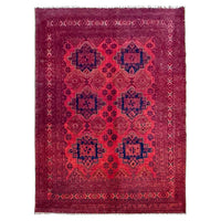 Red Khal Mohammadi Afghan Hand-knotted Rug (KM-403)