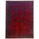 Red Khal Mohammadi Afghan Hand-knotted Rug (KM-405)