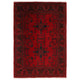 Red Khal Mohammadi Afghan Hand-knotted Rug (KM-408)