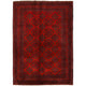 Red Khal Mohammadi Afghan Hand-knotted Rug (KM-410)