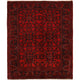 Red Khal Mohammadi Afghan Hand-knotted Rug (KM-411)
