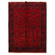 Red Khal Mohammadi Afghan Hand-knotted Rug (KM-413)