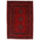 Red Khal Mohammadi Afghan Hand-knotted Rug (KM-418)