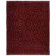 Red Khal Mohammadi Afghan Hand-knotted Rug (KM-421)
