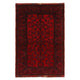 Red Khal Mohammadi Afghan Hand-knotted Rug (KM-426)