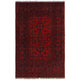 Red Khal Mohammadi Afghan Hand-knotted Rug (KM-427)