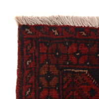 Red Khal Mohammadi Afghan Hand-knotted Rug (KM-406)
