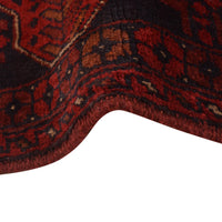 Red Khal Mohammadi Afghan Hand-knotted Rug (KM-406)