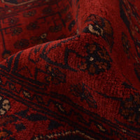 Red Khal Mohammadi Afghan Hand-knotted Rug (KM-406)