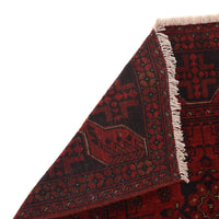Red Khal Mohammadi Afghan Hand-knotted Rug (KM-406)