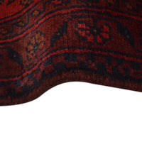Red Khal Mohammadi Afghan Hand-knotted Rug (KM-409)