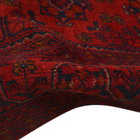 Red Khal Mohammadi Afghan Hand-knotted Rug (KM-410)