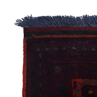 Red Khal Mohammadi Afghan Hand-knotted Runner (KM-414)