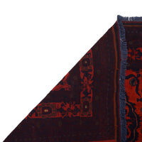 Red Khal Mohammadi Afghan Hand-knotted Runner (KM-414)
