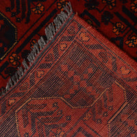 Red Khal Mohammadi Afghan Hand-knotted Runner (KM-417)