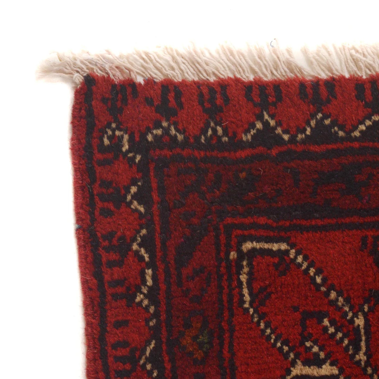 Red Khal Mohammadi Afghan Hand-knotted Rug (KM-418)