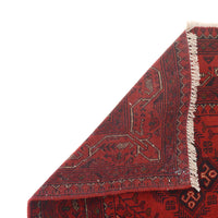 Red Khal Mohammadi Afghan Hand-knotted Rug (KM-418)