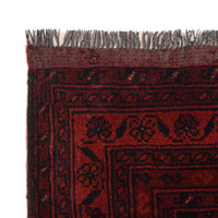 Red Khal Mohammadi Afghan Hand-knotted Rug (KM-421)