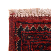 Red Khal Mohammadi Afghan Hand-knotted Rug (KM-422)