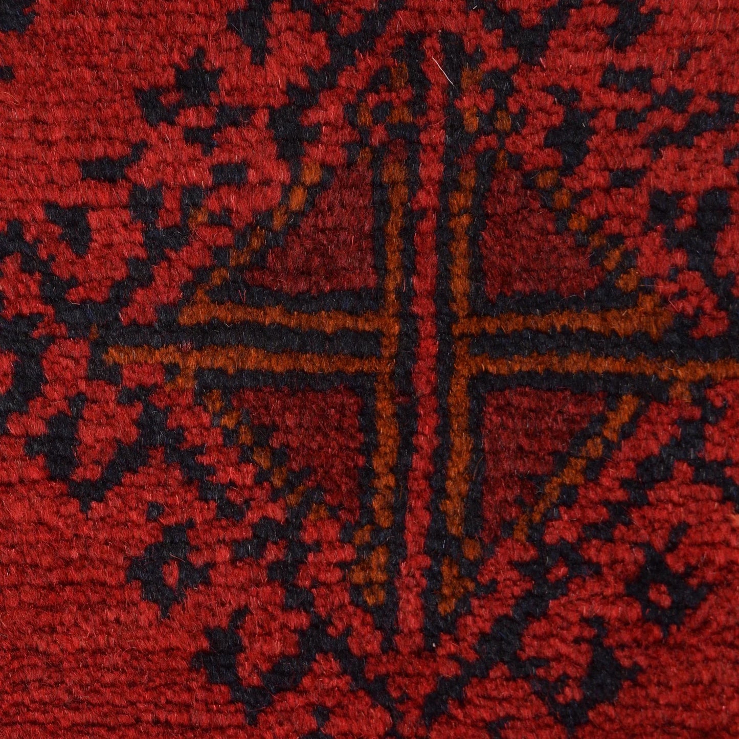 Red Khal Mohammadi Afghan Hand-knotted Rug (KM-422)