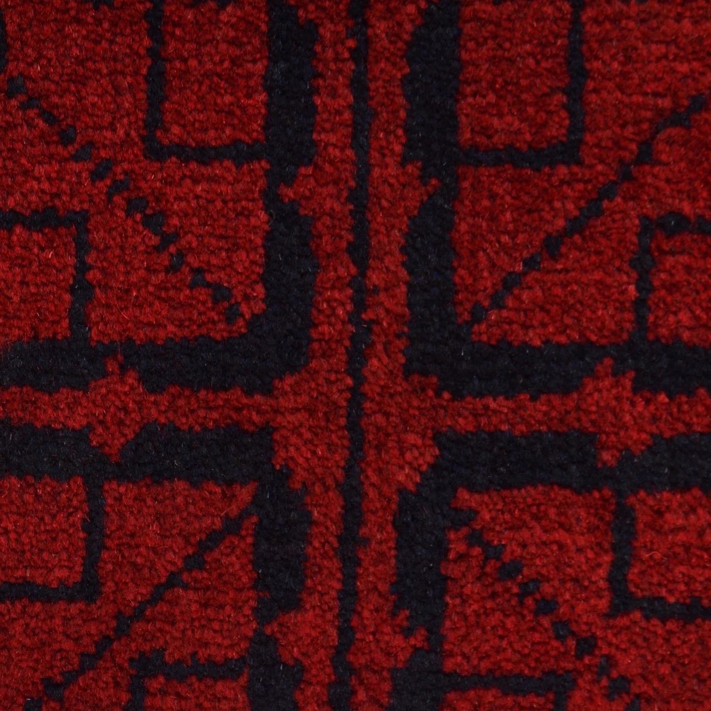 Red Khal Mohammadi Afghan Hand-knotted Rug (KM-423)