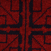 Red Khal Mohammadi Afghan Hand-knotted Rug (KM-423)