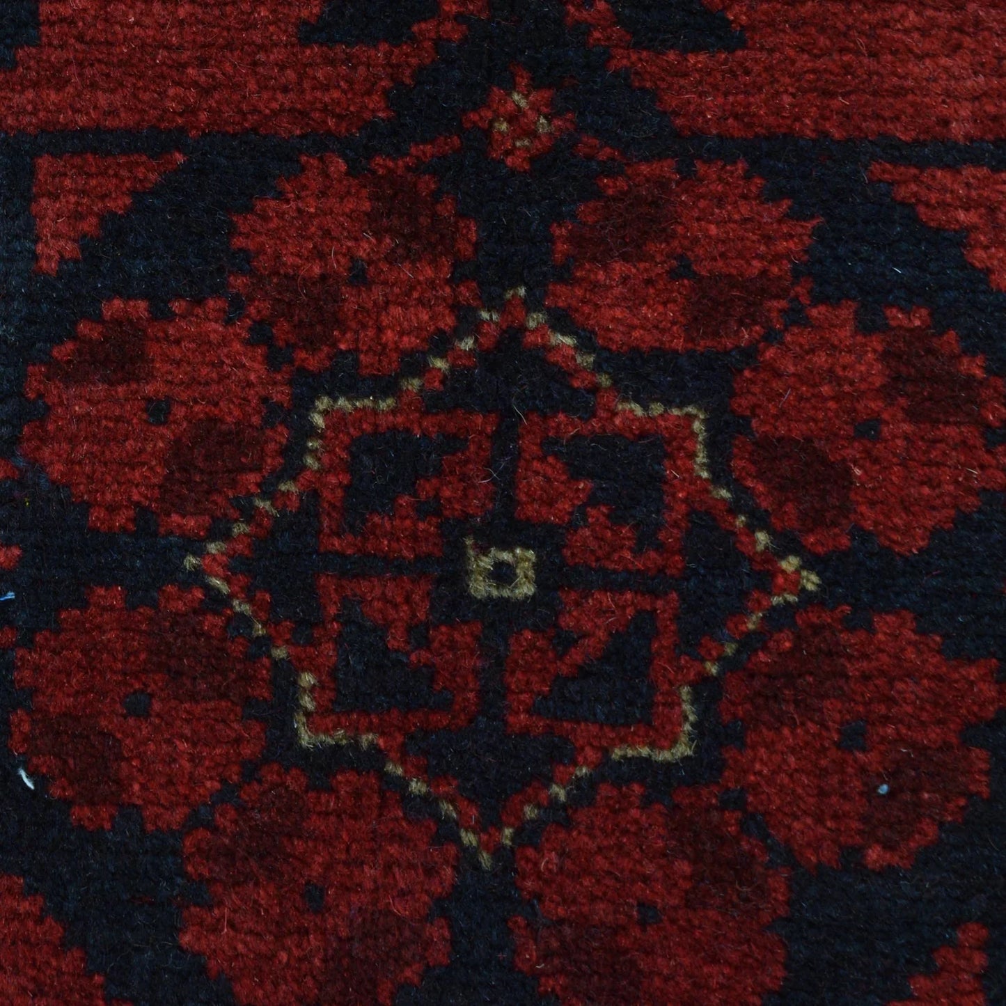 Red Khal Mohammadi Afghan Hand-knotted Rug (KM-426)