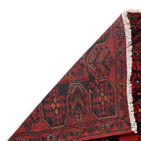 Red Khal Mohammadi Afghan Hand-knotted Rug (KM-428)