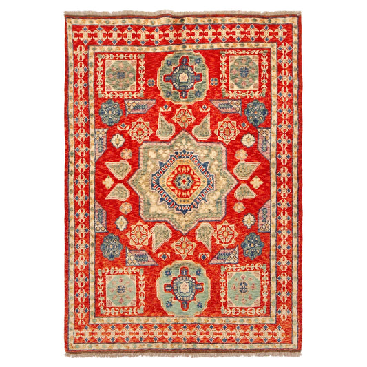 Red Mumluk Afghan Hand-knotted (MM-102)