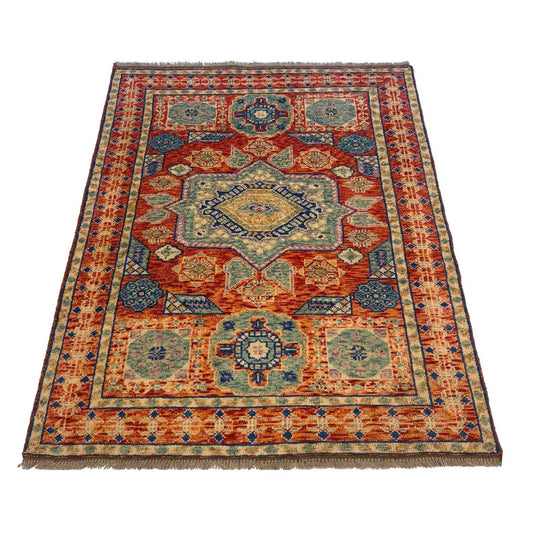 Multi Color Mumluk Afghan Hand-knotted (MM-103)