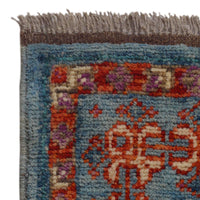 Blue Mumluk Afghan Hand-knotted Rug (MM-104)