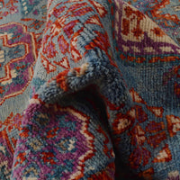 Blue Mumluk Afghan Hand-knotted Rug (MM-104)