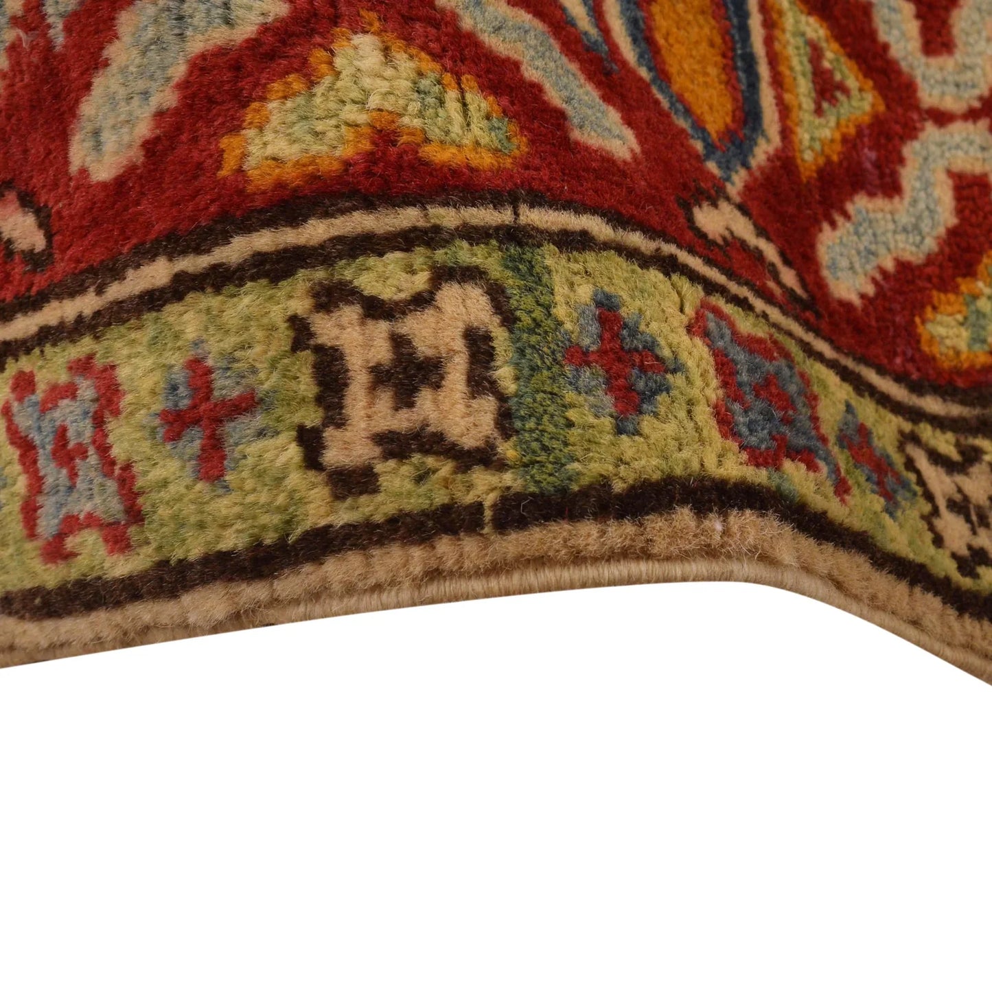 Ivory  Mumluk Afghan Hand-knotted (MM-110)