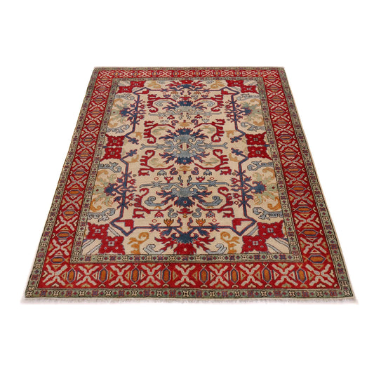Ivory Mumluk Afghan Hand-knotted (MM-111)