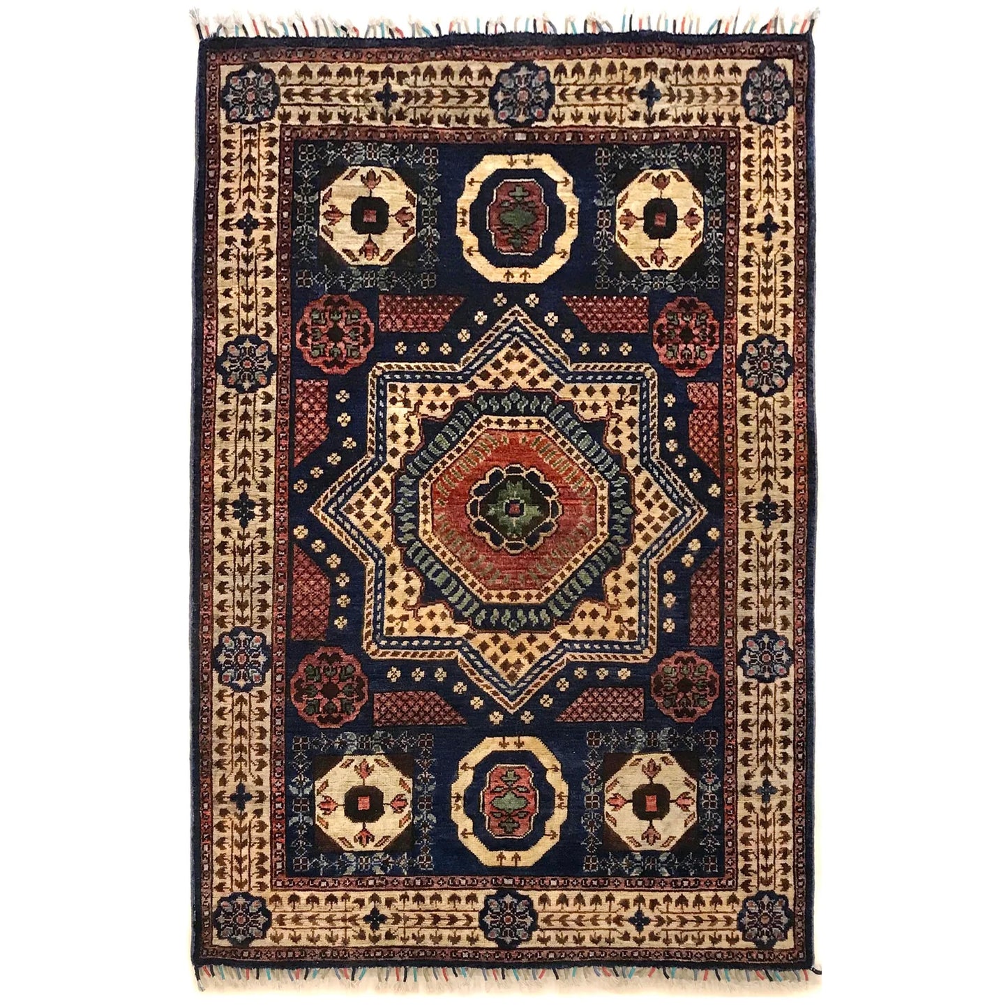 Purple Mumluk Afghan Hand-knotted (MM-112)