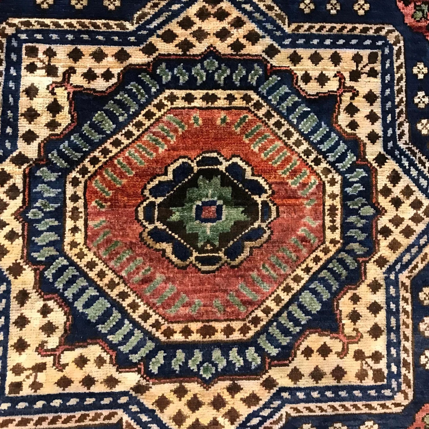 Purple Mumluk Afghan Hand-knotted (MM-112)
