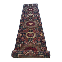 Purple Mumluk Afghan Hand-knotted (MM-114)