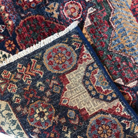Purple Mumluk Afghan Hand-knotted (MM-114)