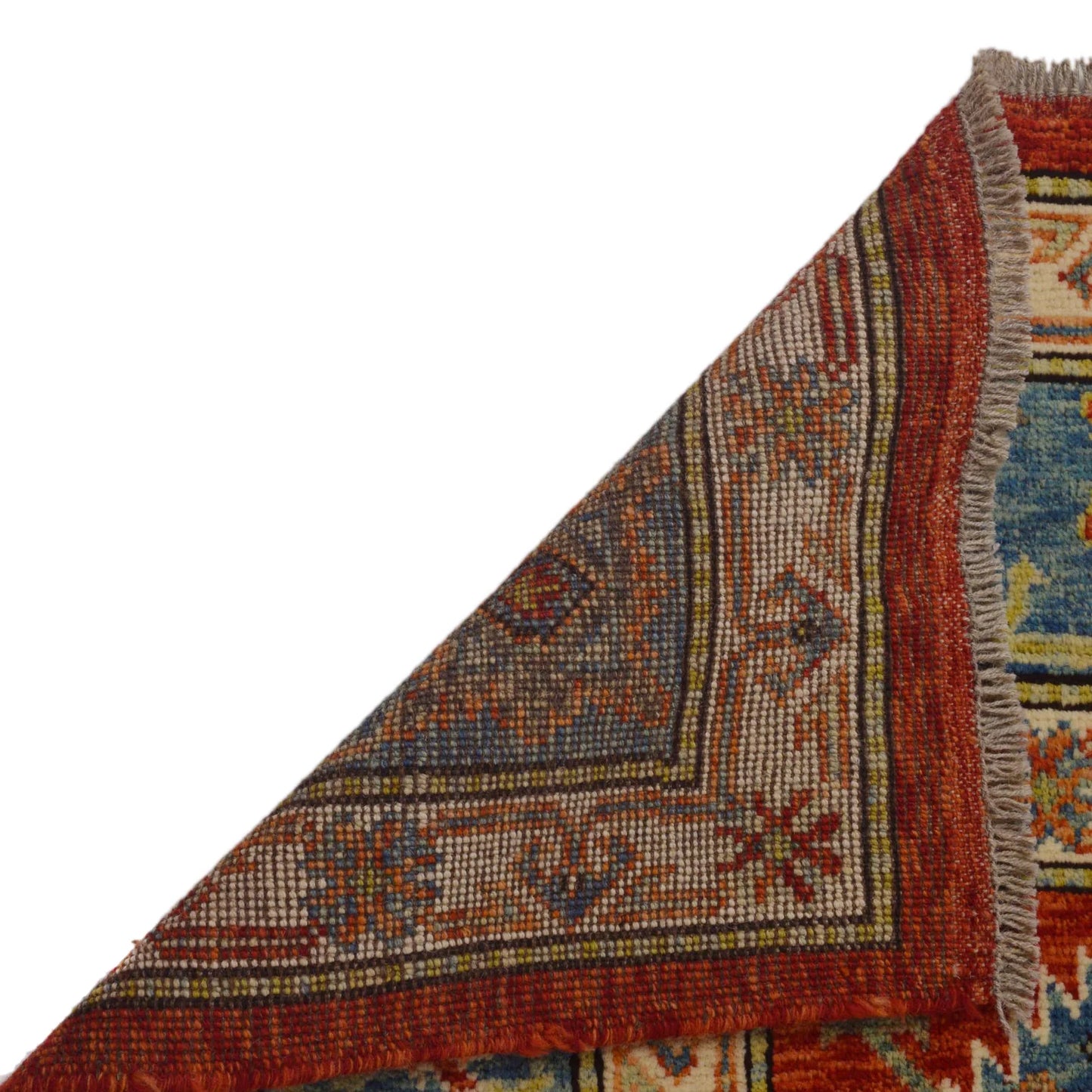 Red Oushak Afghan Hand-Knotted Rug (OK-603)