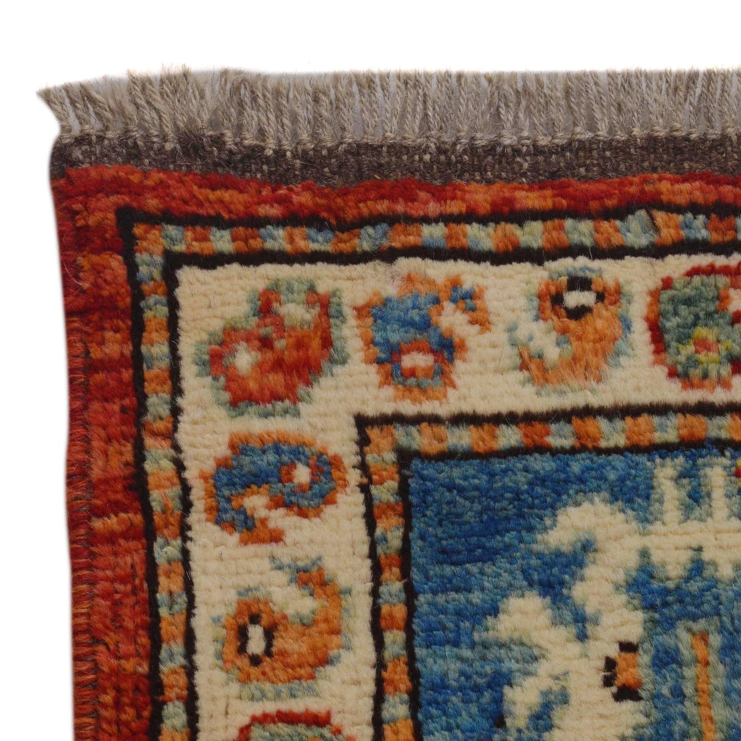 Red Oushak Afghan Hand-Knotted Rug (OK-604)