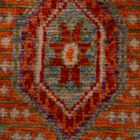 Multi Color Oushak Afghan Hand-Knotted Rug (OK-605)