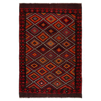Multi Color Afghan Hand-knotted Kilim (RK-4001)