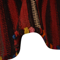 Red Afghan Hand-knotted kilim Runner (RK-4003)
