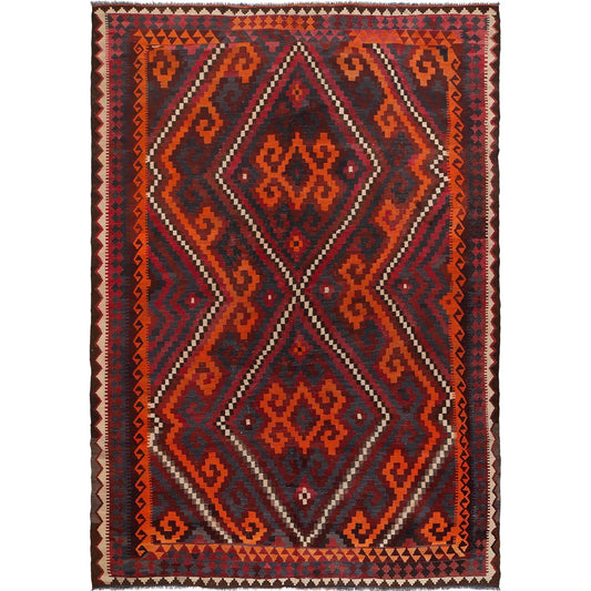 Multi Color Afghan Hand-Knotted Kilim (RK-4004)