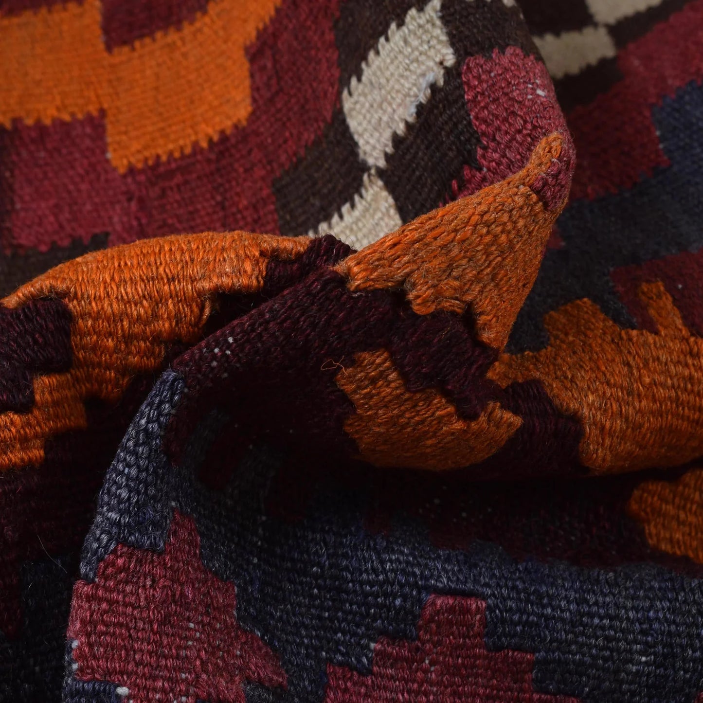 Multi Color Afghan Hand-Knotted Kilim (RK-4004)