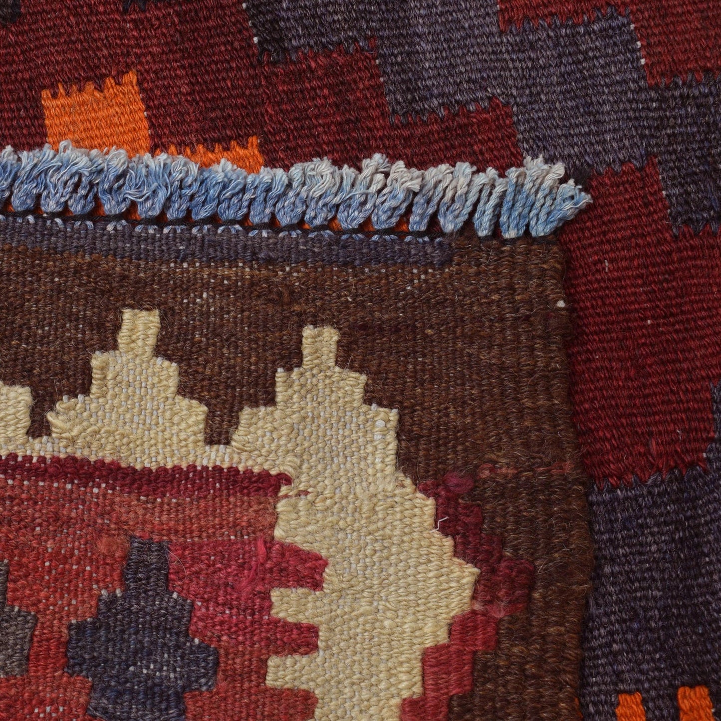 Multi Color Afghan Hand-Knotted Kilim (RK-4004)